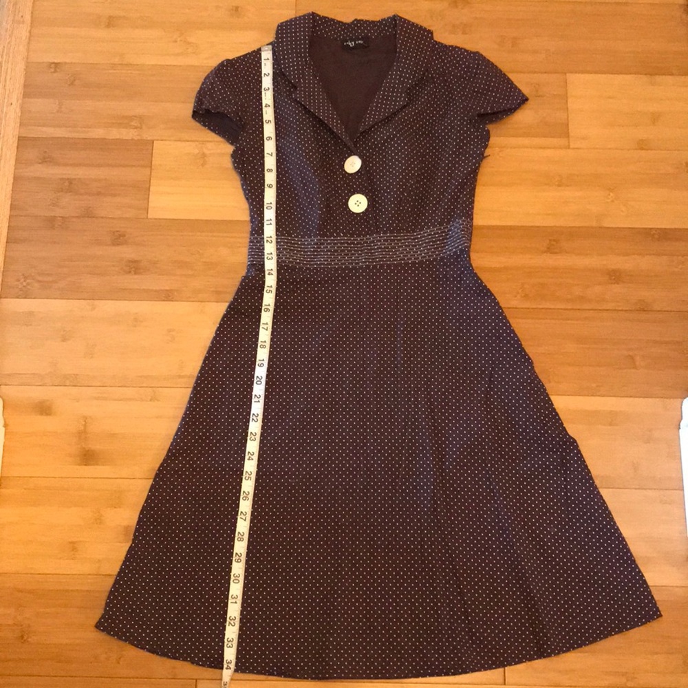 Polka Dot Cap Sleeve Dress